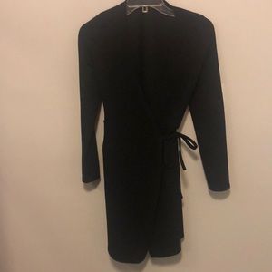 Black Wrap dress